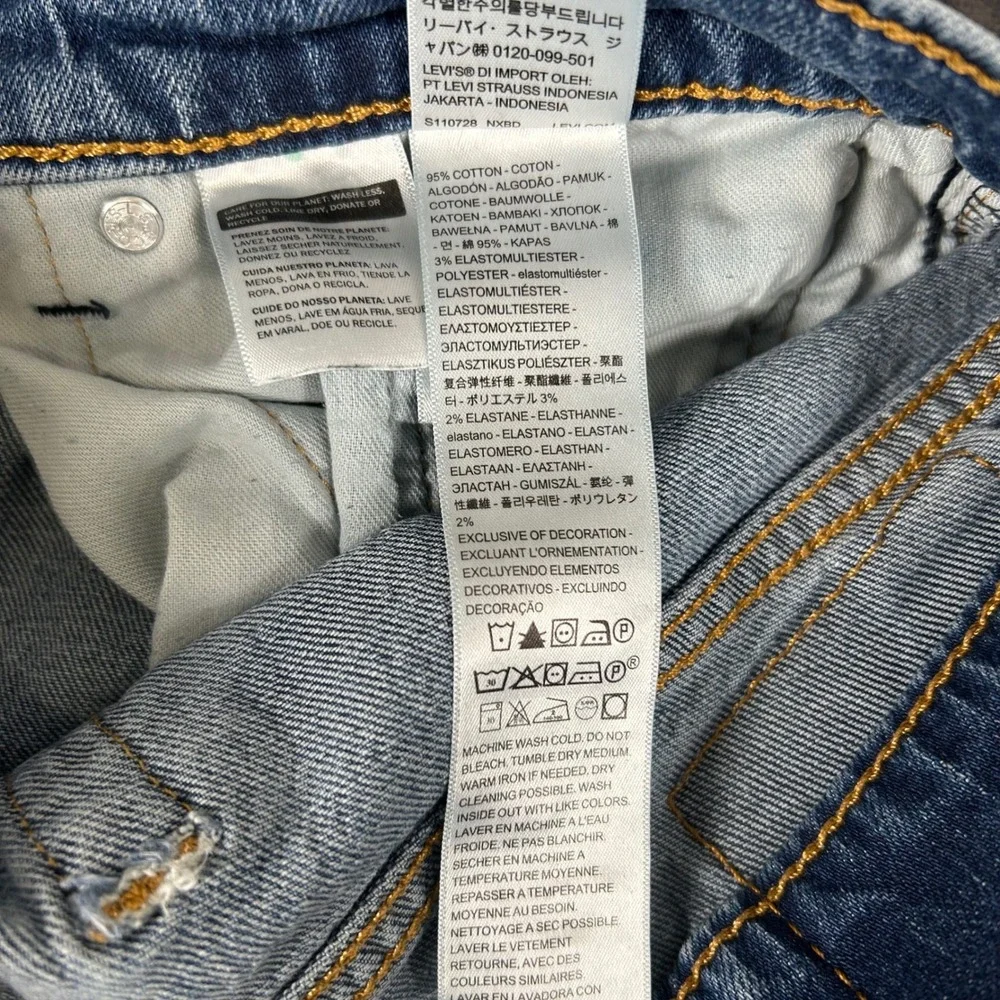 Levis 505 Regular Fit Jeans Mens 32x30 Blue Straight Leg Denim 00505-3172